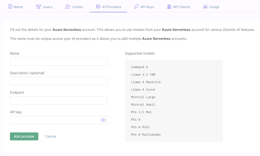 Form for Azure Serverless