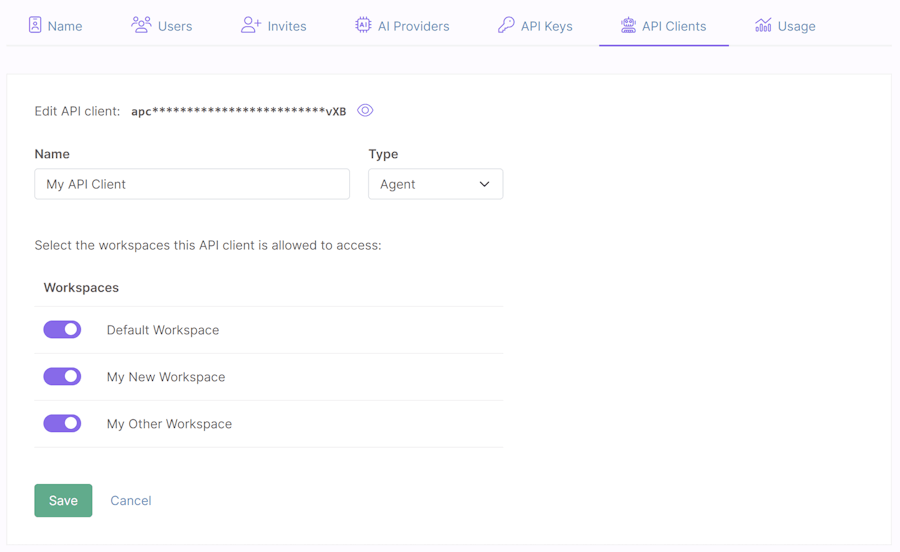 Edit API client